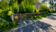 Frontansicht Grundstück - voll erschlossenes Baugrundstück mit einer ca. 20m Straßenfront in Falkensee