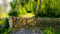 Frontansicht Grundstück - voll erschlossenes Baugrundstück mit einer ca. 20m Straßenfront in Falkensee