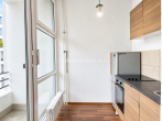 Küche - Charmante 1-Zimmer-Wohnung mit Balkon und Tiefgaragenstellplatz nahe Kudamm (renovierungsbedürftig)