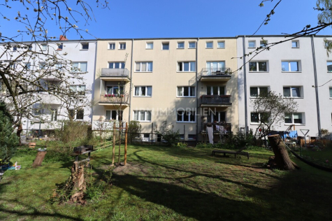 2019 saniert/renoviert – Eigentumswohnung mit zwei Balkonen & Keller am Lindenpark, 18057 Rostock / Kröpeliner Tor-Vorstadt, Etagenwohnung