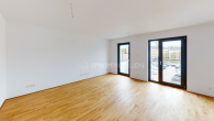 Wohnzimmer - Wohnen in Stadtmitte – Helle 3-Zimmerwohnung mit Parkett
