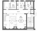 Grundriss - Dachgeschoss – Maisonette mit Loggia am Margaretenplatz