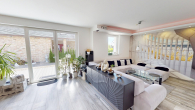 Gemütliches Wohnzimmer Design - Tolle Lage und gehobene Ausstattung: Doppelhaushälfte in Elmenhorst