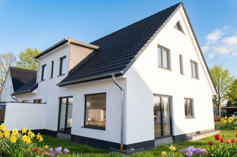 Grillsaison auf der eigenen Terrasse starten: Neubau-Doppelhaushälfte in begehrter Lage, 18107 Rostock, Doppelhaushälfte