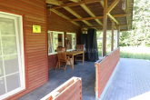 Terrasse - Ihr Lieblingsplatz im Grünen – gepflegter Ferienbungalow mit Bootsliegeplatz und eigenem Grundstück