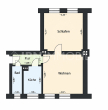Grundriss - 2 Zimmer Wohnung mit Keller im Hansaviertel