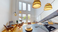 Essbereich - Loft trifft feinen Sandstrand & malerische Natur – Wohlfühlort im beliebtesten Ostseebad